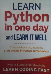 Learn Python in one day and Learn It Well